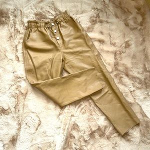 Genuine leather pants, size S!